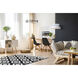 Amora LED 24 inch Black Chandelier Ceiling Light