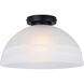 Marek 1 Light 13 inch Matte Black Flush Mount Ceiling Light