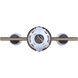 Elsee 2 Light Black/Gold Track Lighting Ceiling Light