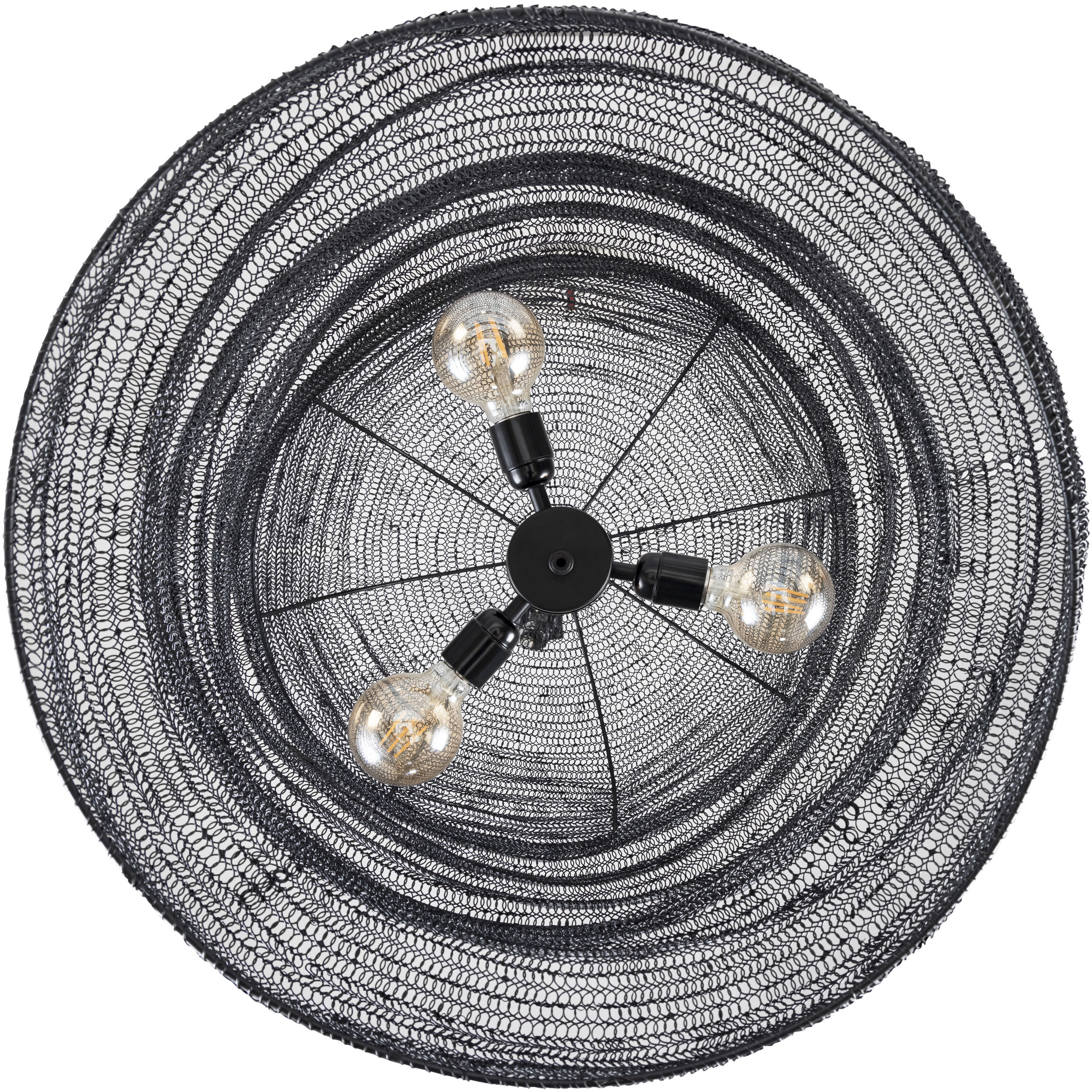 Kara 3 Light 20 inch Matte Black Pendant Ceiling Light