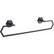 Atalee 23.63 inch Black Towel Bar