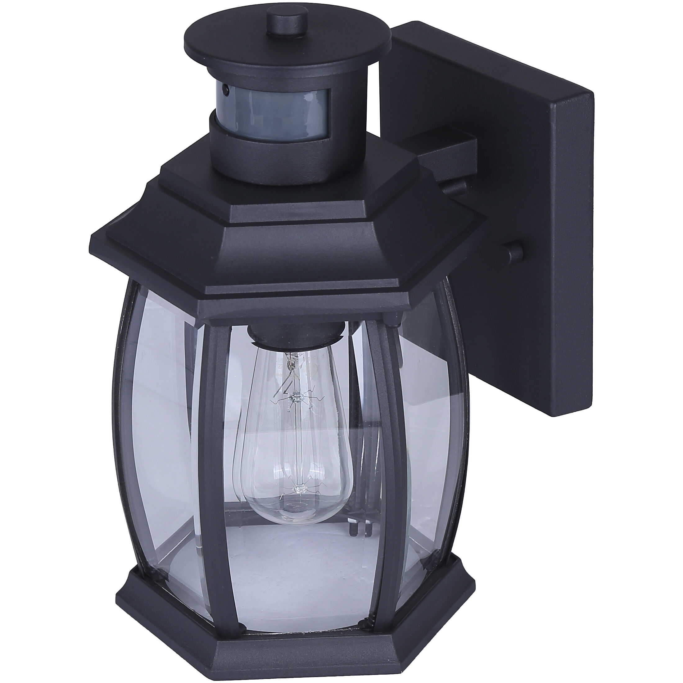 Buckly 1 Light 10.25 inch Black Outdoor Wall Lantern