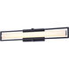 Madison LED 25 inch Black Vanity Light Wall Light in 25 in.