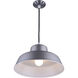 Madison 1 Light 10 inch Grey Barn Light 