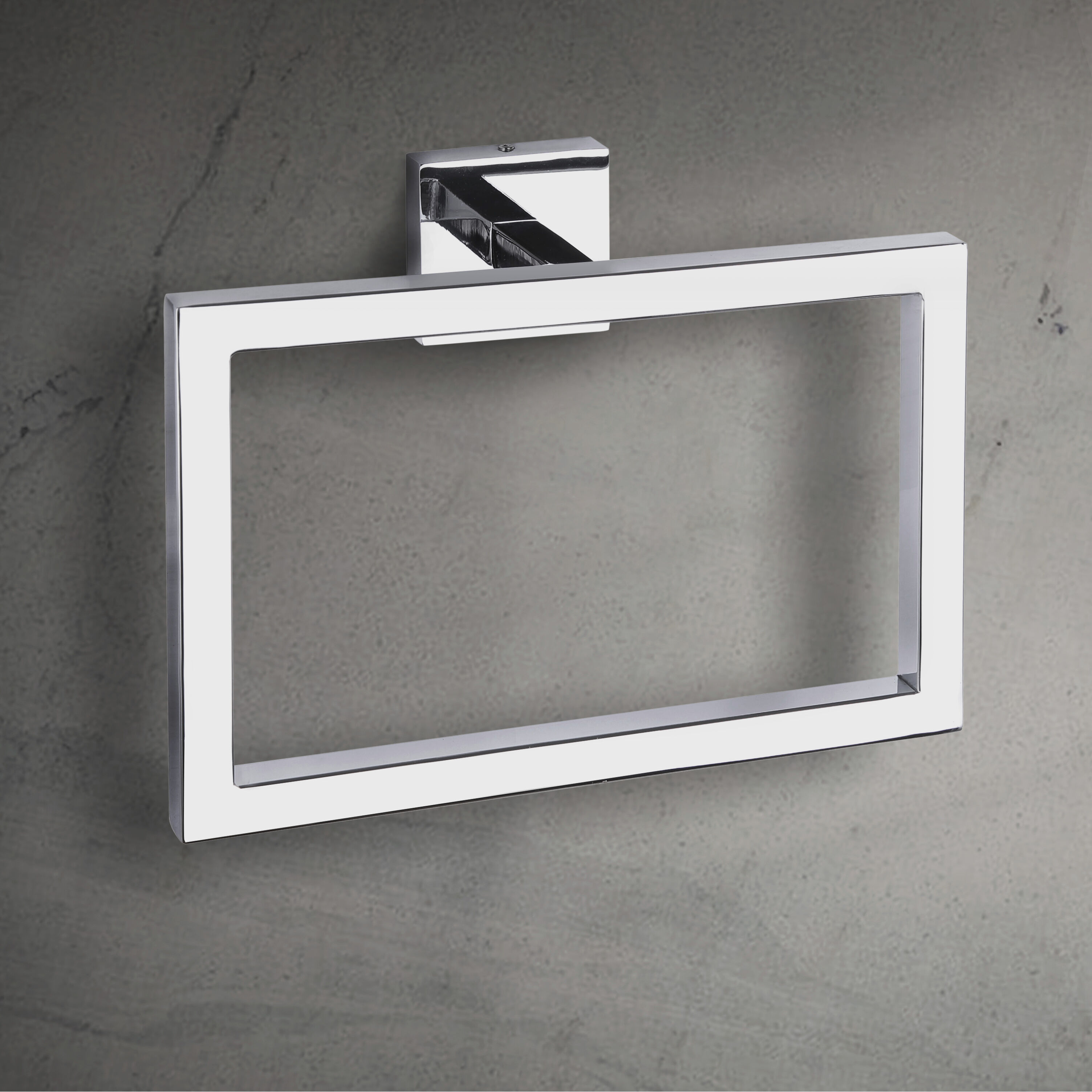 Bishop 9 inch Chrome Towel Ring