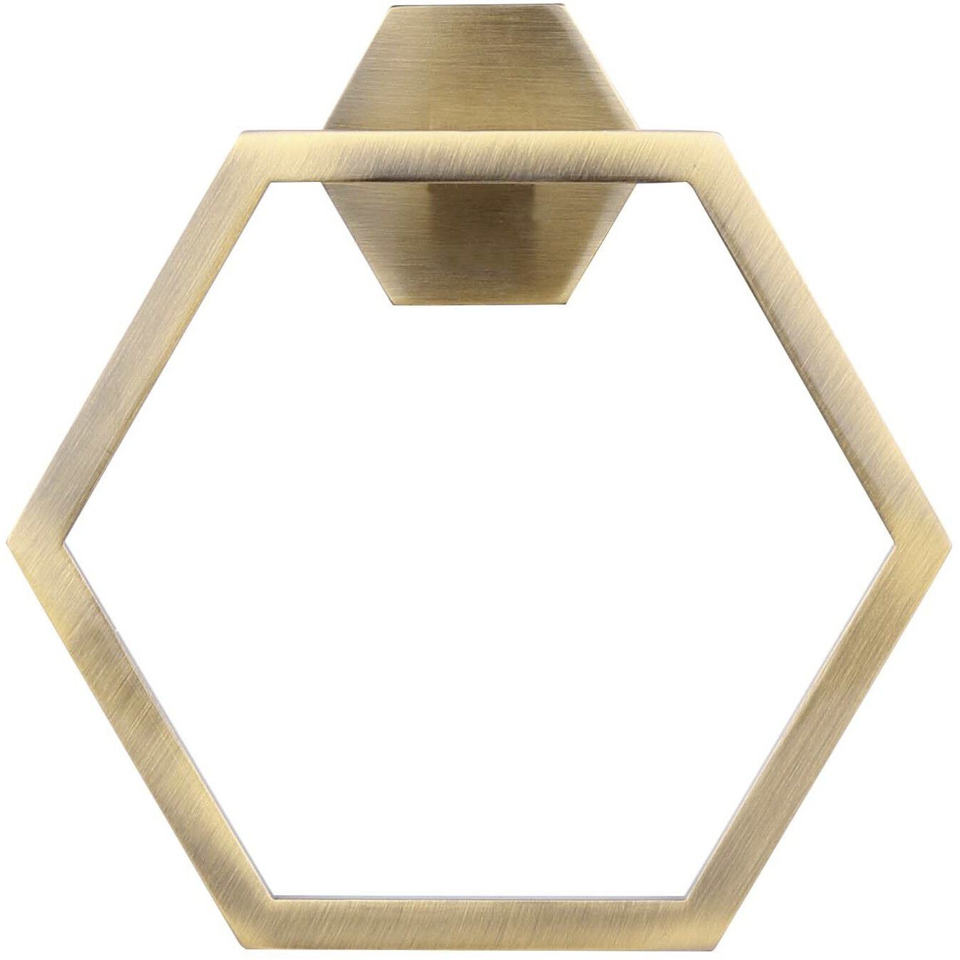 Atalee 7.13 inch Gold Towel Ring