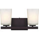 Madison 2 Light 14 inch Oil Rubbed Bronze Vanity Light Wall Light