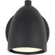 Enzo LED 6 inch Black Outdoor Down Light