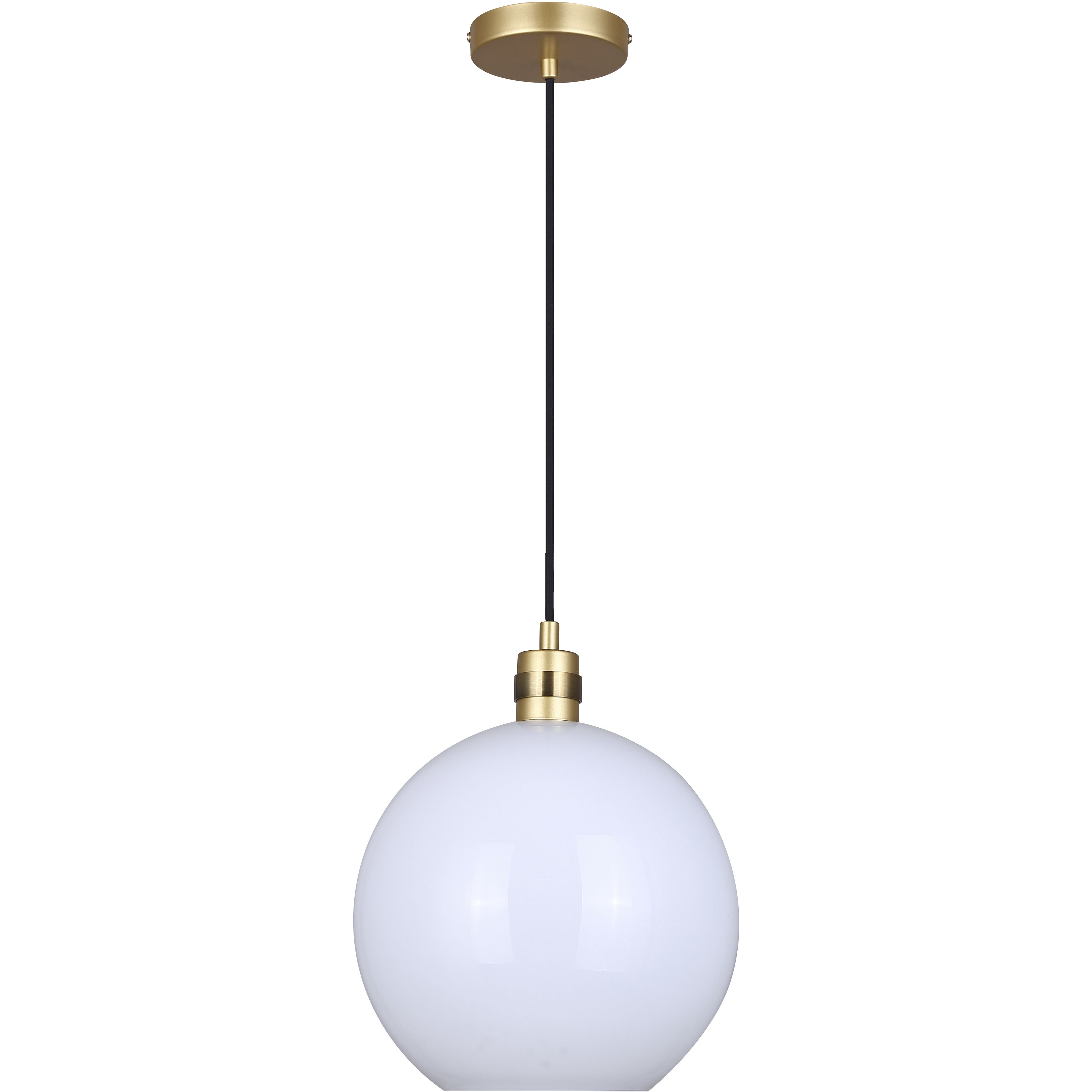 Monroe 1 Light 11.75 inch Gold Pendant Ceiling Light