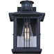 Grant 1 Light 12 inch Black Outdoor Wall Lantern
