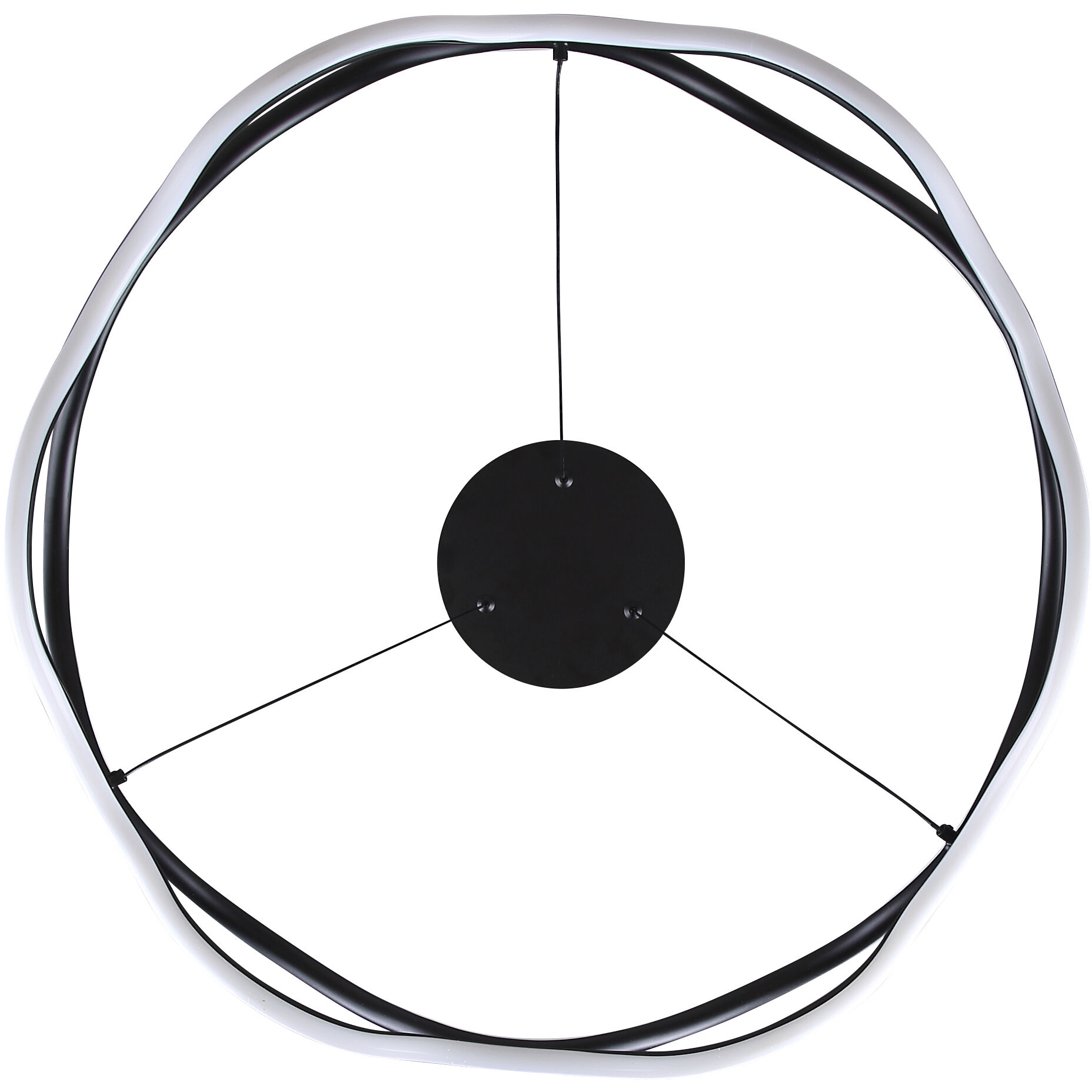 Castra LED 23.13 inch Black Chandelier Ceiling Light