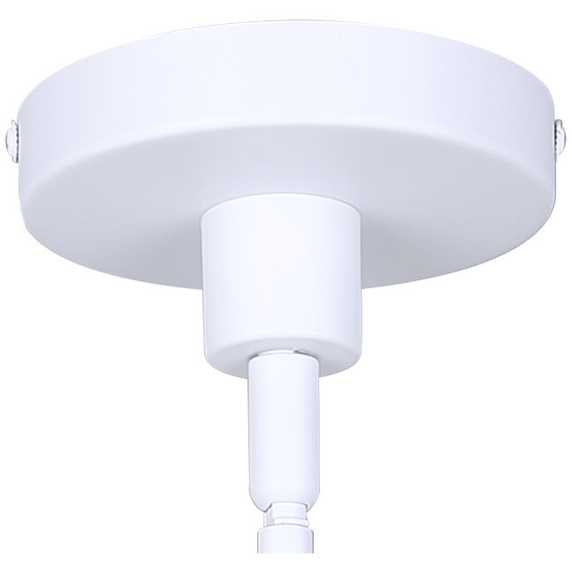 Caleb 1 Light 4.75 inch Matte White & Wood Pendant Ceiling Light