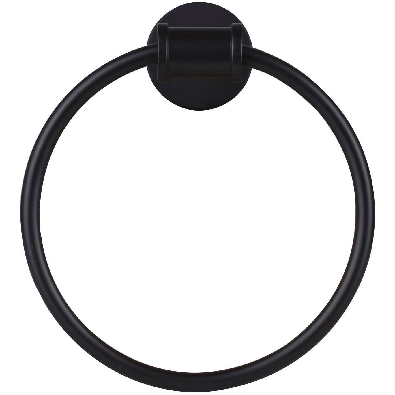 Carson 7 inch Black Toilet Paper Holder