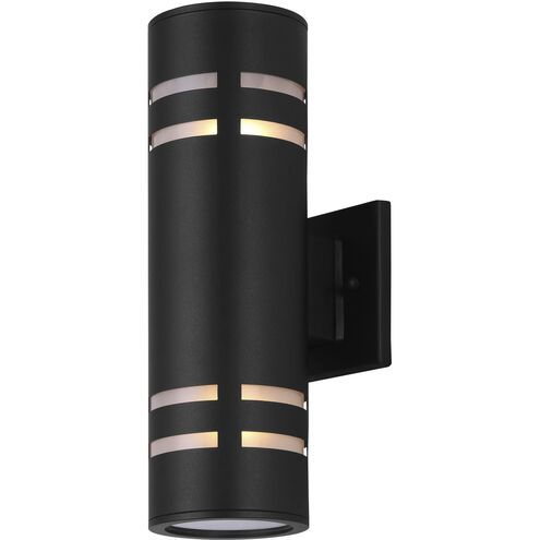 Madison 1 Light 13 inch Black Outdoor Downlight