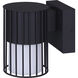 Javon LED 7 inch Black Outdoor Lantern