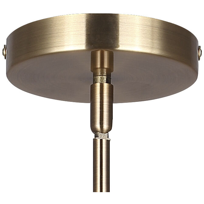 Daxton 3 Light 20 inch Matte White and Gold Chandelier Ceiling Light