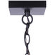 Rossland 2 Light 8.5 inch Matte Black Outdoor Pendant Light