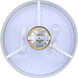 Scarlett 18 inch Gold Semi-Flush Mount Ceiling Light