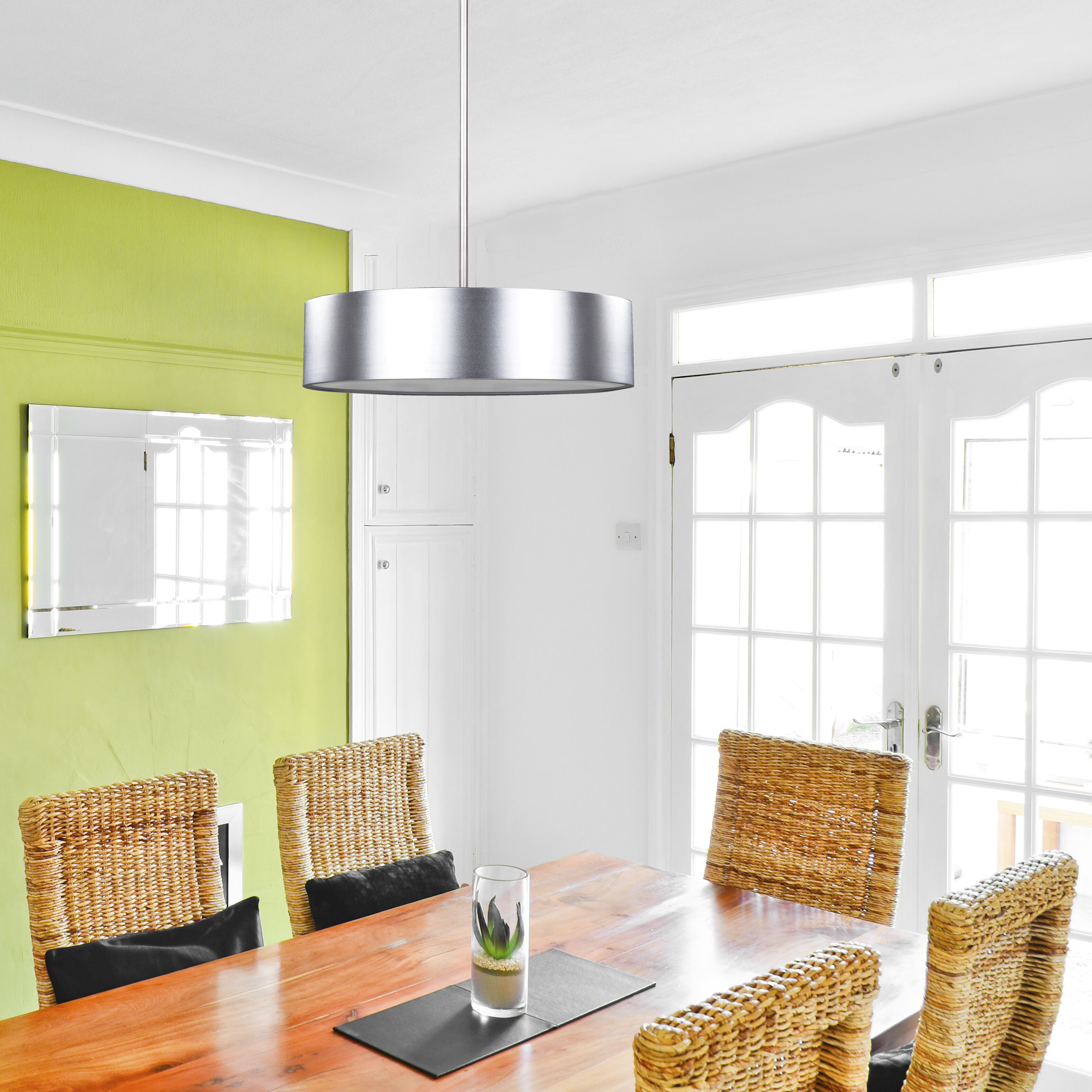 Madison 3 Light 16 inch Aluminum Pendant Light Ceiling Light