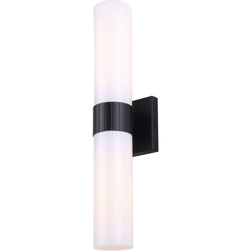 Maxine 2 Light 4.75 inch Black Vanity Light Wall Light