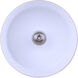 Britton 1 Light 9 inch Matte Black Flush Mount Ceiling Light in Flat Opal Glass