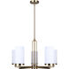Kinslea 5 Light 25.63 inch Gold Chandelier Ceiling Light