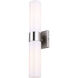 Maxine 2 Light 4.75 inch Brushed Nickel Vanity Light Wall Light