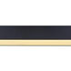 Madison LED 47.25 inch Black Chandelier Ceiling Light