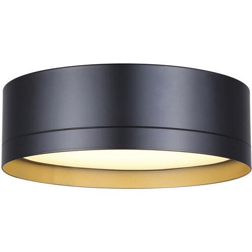 Kyrie LED 11.75 inch Black Flush Mount Ceiling Light