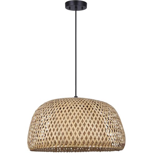 Sariel 1 Light 18 inch Black Pendant Ceiling Light