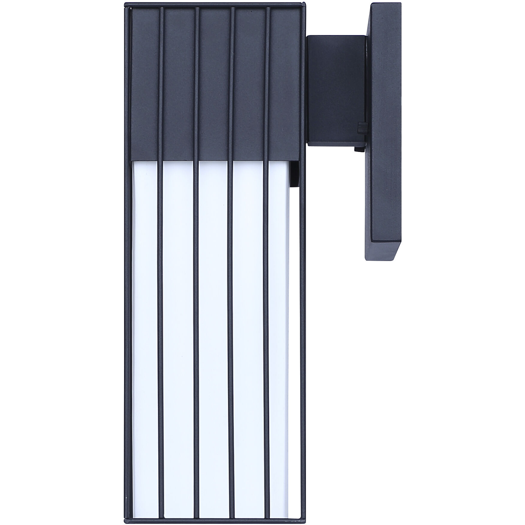 Oslo 1 Light 4.5 inch Black Outdoor Lantern