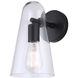 Luisa Sconce Wall Light in Black