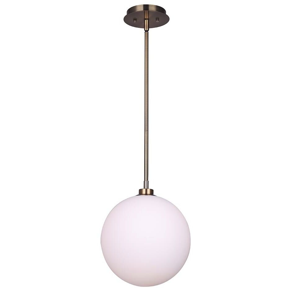Simone 1 Light 9.75 inch Gold Pendant Ceiling Light