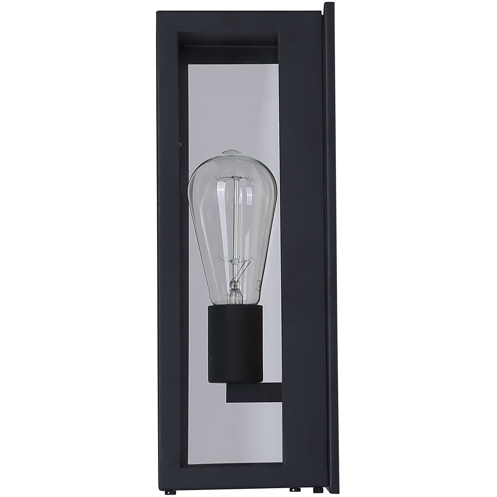 Miller 1 Light 5.5 inch Black/Gold Outdoor Lantern