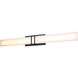 Madison LED 36 inch Black Vanity Light Wall Light