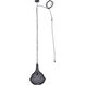 Agra 1 Light 14.5 inch Black Swag Pendant Ceiling Light