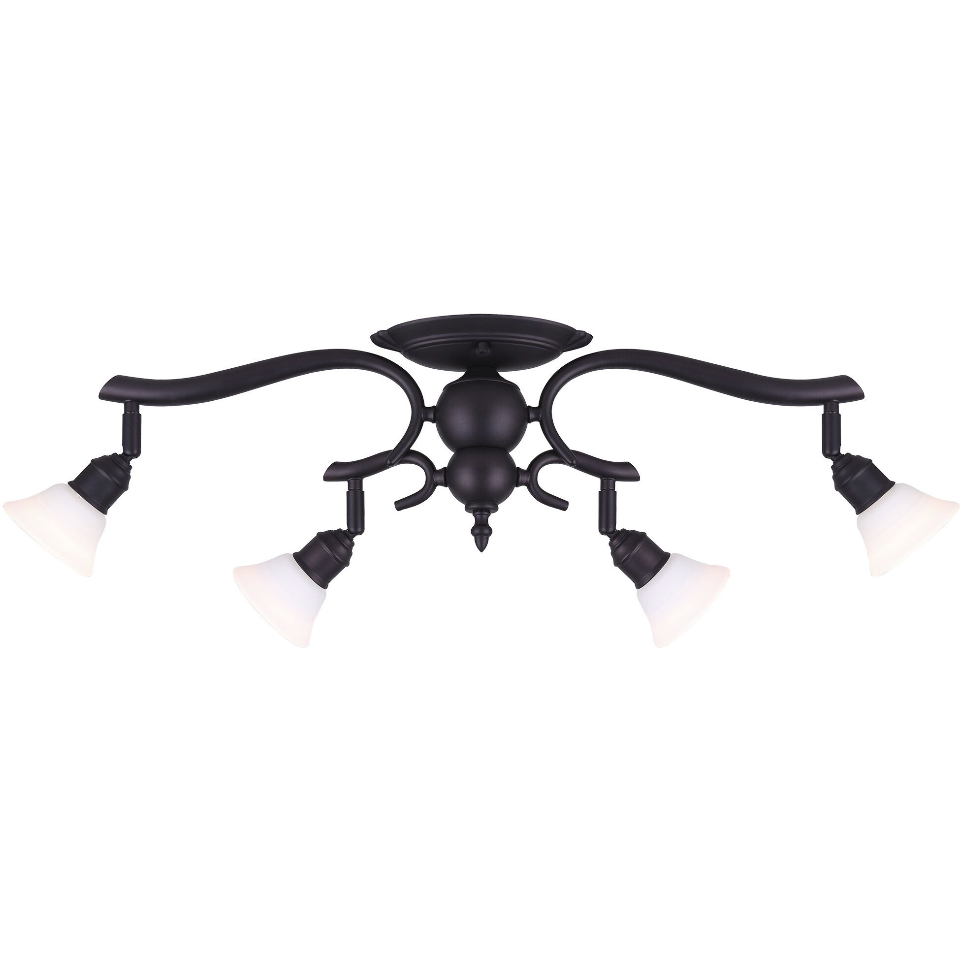 Madison 4 Light Oil Rubbed Bronze Track Ceiling Light