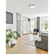 Niven LED 13 inch Brushed Nickel Flush Mount Ceiling Light