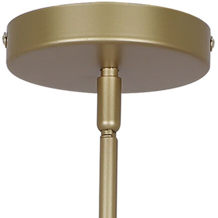 Scarlett 1 Light 8 inch Gold Pendant Ceiling Light