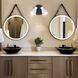 Radley 2 Light Black/White Track Lighting Ceiling Light