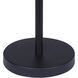 Bellamy 22 inch 100.00 watt Matte Black Table Lamp Portable Light in Natural Rattan
