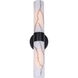 Kristella 2 Light 6 inch Black Vanity Light Wall Light