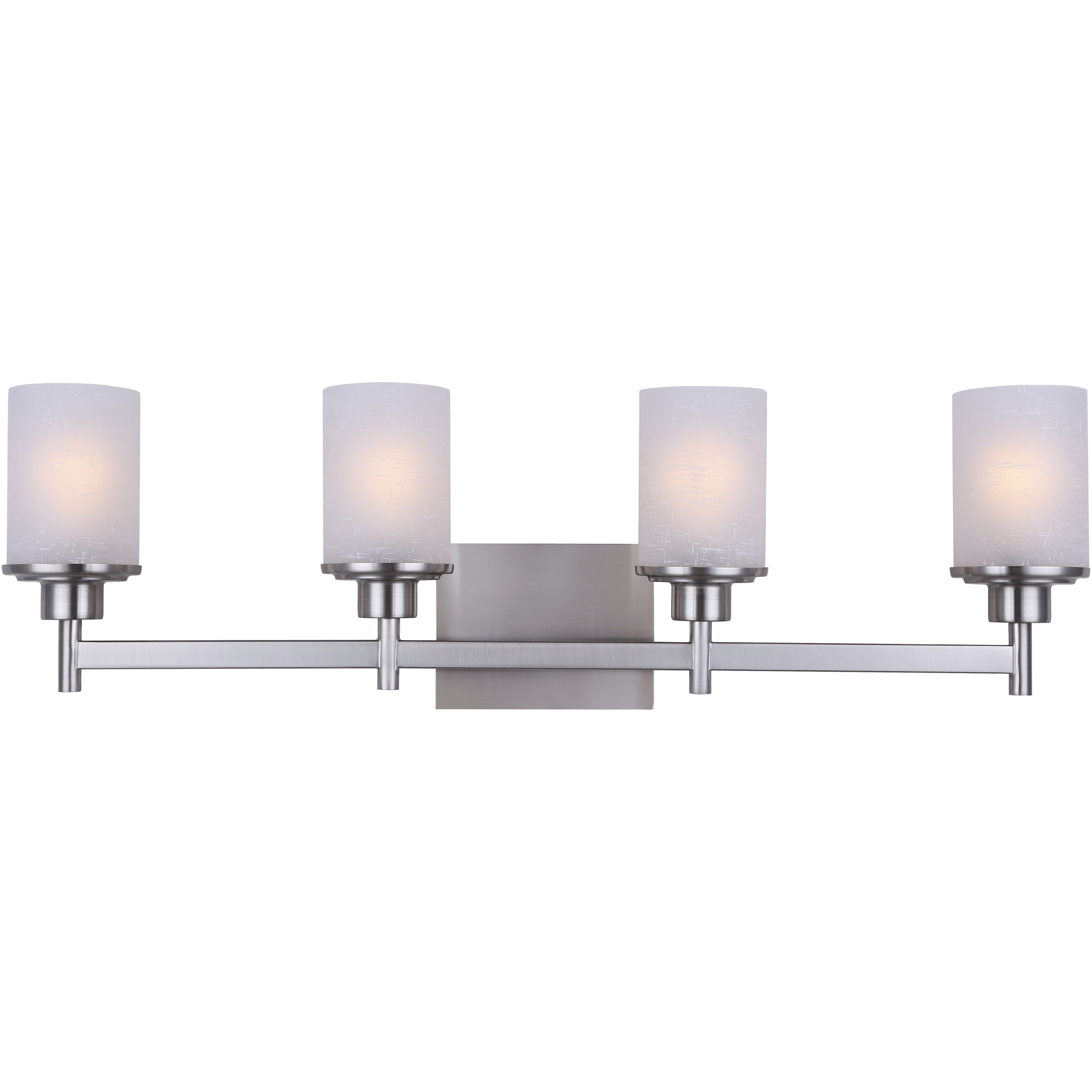Madison 4 Light 30 inch Brushed Nickel Vanity Light Wall Light