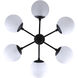 Mackenna 6 Light 26 inch Black Chandelier Ceiling Light