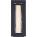Kingsly LED 15 inch Black Outdoor Wall Light