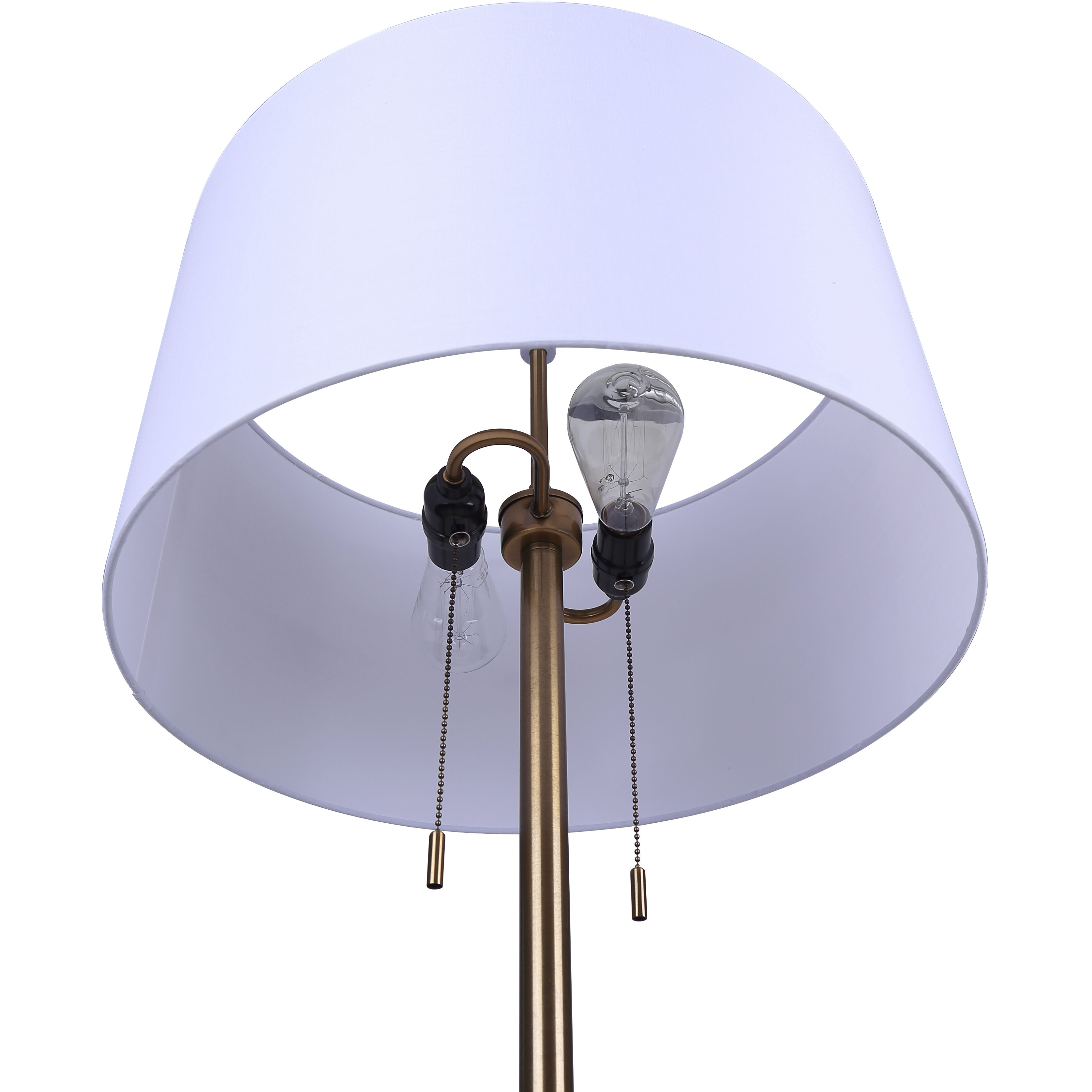 Clara 61 inch 100.00 watt Gold Floor Lamp Portable Light