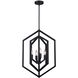 Madison 4 Light 16 inch Black Chandelier Ceiling Light