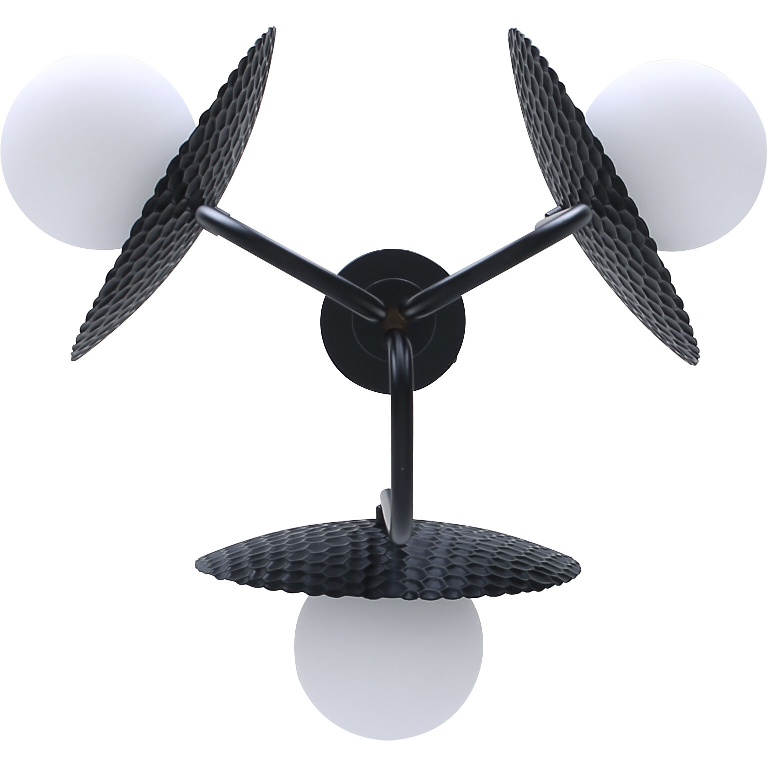 Mierka 3 Light 17.5 inch Black Chandelier Ceiling Light