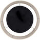 Bellamy 22 inch 100.00 watt Matte Black Table Lamp Portable Light in Natural Rattan