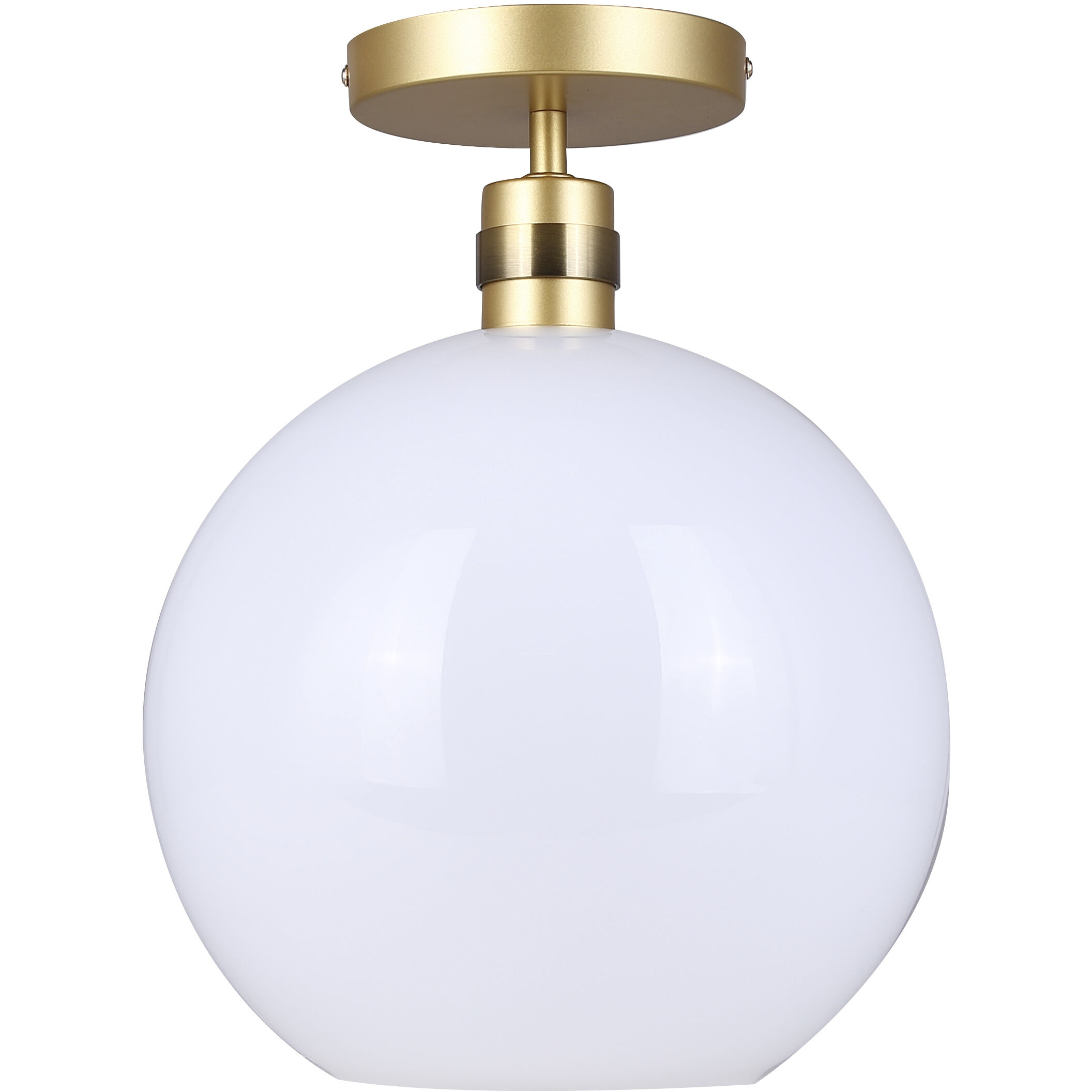 Monroe 1 Light 11.75 inch Gold Pendant Ceiling Light